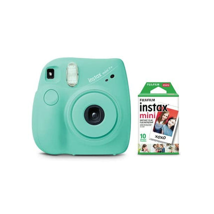 buy FujiFilm Instax Mini 7+ Seafoam Green Bundle (10 Film Pack) in india