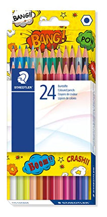Buy Staedtler 175 COCD24 Hexagonal Colouring Pencils (Pack of 24) in India India