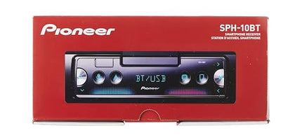 buy Pioneer SPH-10BT Next Generation Smartphone Receiver, 1-DIN, with Bluetooth, USB and Spotify, Connects to iPhone & Android, Black in india