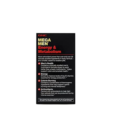 Buy GNC Mega Men Energy Metabolism 90 Caplets in India