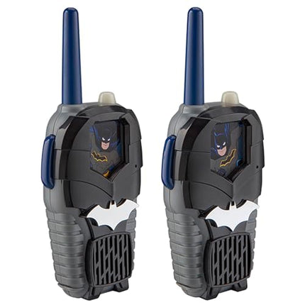 Batman Toy Walkie Talkies for Kids, Static Free Indoor and Outdoor Toys for Boys with Light Up Graphics Designed for Fans of Batman Toys