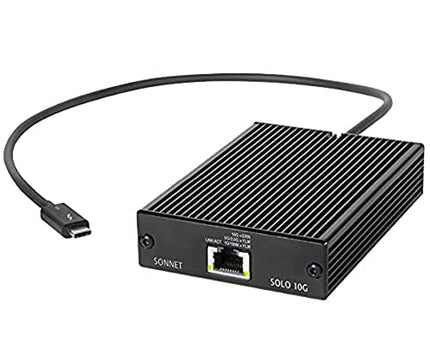 buy Sonnet Technologies Solo 10G Thunderbolt 3 to 10GBASE-T Ethernet Fanless Adapter in India