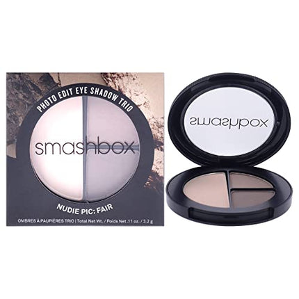 Smashbox Photo Edit Eyeshadow Trio - Nude Pic Fair, 0.11 Ounce