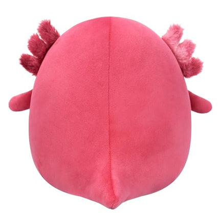 Buy Squishmallows Original 8-Inch IndieMae Maroon Axolotl with Fuzzy Belly and Hearts Embroidery - Official Jazwares Plush in India
