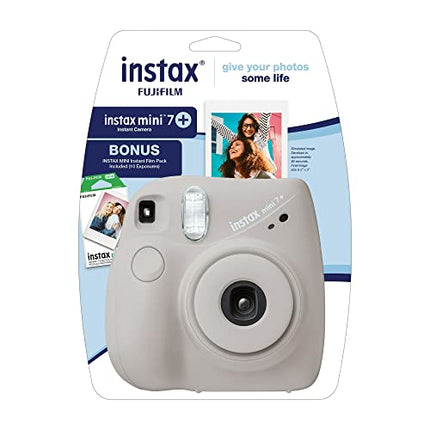 buy FujiFilm Instax Mini 7+ Gray Bundle (10 Film Pack) in India