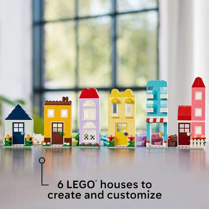 buy LEGO Classic Creative Houses Brick Building Set for Kids, Toy House Gift with Accessories and Doll in India