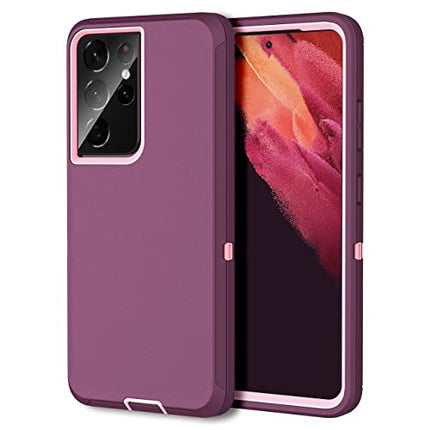 Sure, here is the product title based on your description: Buy MXX Case Compatible with Galaxy S21 Ultra, 3-Layer Super Full Heavy Duty Body Bumper