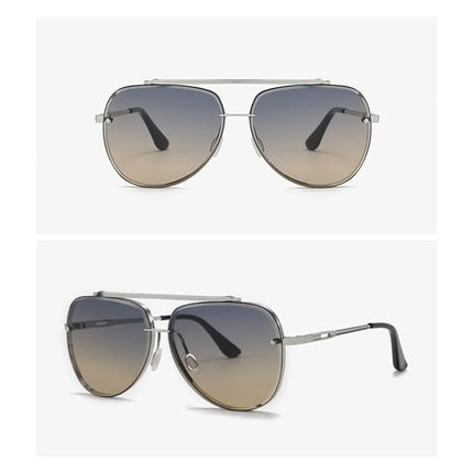 Stay Fashion-Forward with Our Men's Sunglasses - UV Protection Sunglasses Shades with Classic and Modern Pilot Design for Sports and Fashion