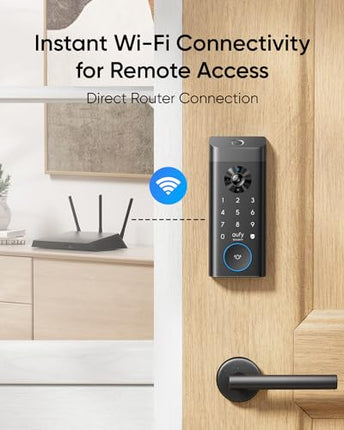 Buy eufy Security Video Smart Lock E330, 3-in-1 Camera+Doorbell+Fingerprint Keyless Entry Door Lock in India