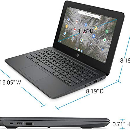 Buy HP Newest Flagship Chromebook, 11.6" HD Display, Intel Celeron Processor N3350, 4GB LPDDR2, 32GB eMMC, Chrome OS, HD Graphics 500, 11A-NB0013DX, Ash Gray in India.