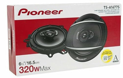 buy PIONEER TS-A1676R 6.5 Inch 3-Way 320 Watt Car Coaxial Stereo Speakers Four (4) Speakers Included in India