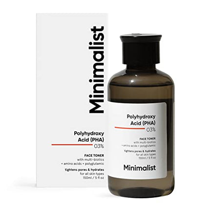 buy Minimalist 3% PHA Alcohol Free Hydrating Face Toner for Pore Tightening in India