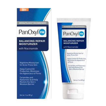 buy PanOxyl PM Balancing Repair Moisturizer with Niacinamide, Ceramides and Cica, Hydrating Face Moistur in India