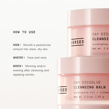buy Versed Day Dissolve Cleansing Balm - Makeup Melting Balm Infused with Vitamin E + Eucalyptus Oil in India