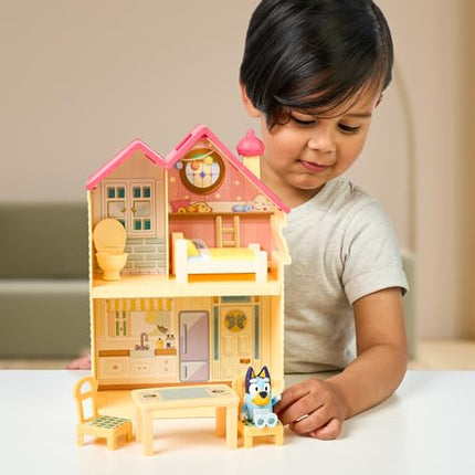 buy BLUEY Mini Home Playset with Carry Handle | Three Different Rooms | Kitchen in India