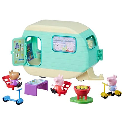 Buy Peppa Pig Caravan Playset with 3 Figures and 6 Accessories, Preschool Toys for 3 Year Old Girls and Boys and Up in India