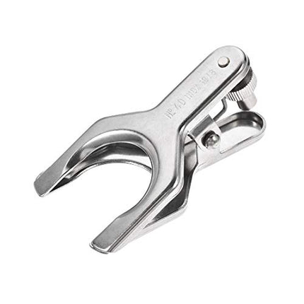uxcell Joint Clip Lab Clamp Round Mounting Clips for 34mm Glass Ground Joints Laboratory Connector Stainless Steel