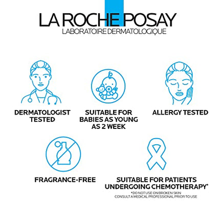 La Roche-Posay NEW Lipikar AP+ Gentle Foaming Cleansing Oil | Gentle Oil Cleanser for Face and Body Formulated with Niacinamide | Long-Lasting 24-hour Hydration | Fragrance-Free & Soap Free