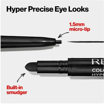 Buy REVLON Gel Eyeliner, ColorStay Micro Hyper Precision Eye Makeup with Built-in Smudger, Waterproof in India