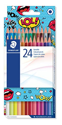 Buy Staedtler 175 COCD24 Hexagonal Colouring Pencils (Pack of 24) in India India