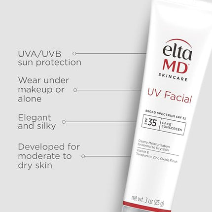 buy EltaMD UV Facial Sunscreen Moisturizer, SPF 30+ Moisturizing Sunscreen for Sensitive Skin and Dry Skin in India