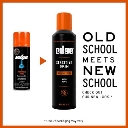 buy Edge Shave Gel for Men, Sensitive Skin with Aloe, 7 Ounce (Pack of 6) - Shaving Gel For Men That Moi in India