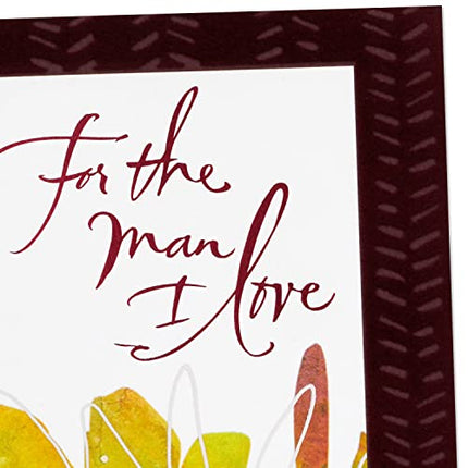 Buy Hallmark Birthday Card for Husband or Boyfriend (Man I Love) in India