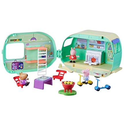 Buy Peppa Pig Caravan Playset with 3 Figures and 6 Accessories, Preschool Toys for 3 Year Old Girls and Boys and Up in India