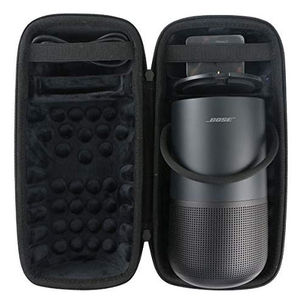 Khanka Hard Travel Case for Bose Portable Smart/Home Speaker (Triple Black)