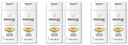 Pantene Shampoo & Conditioner Bundle, Daily Moisture Renewal, 3.38 Oz Travel Size (3 Duo Sets)