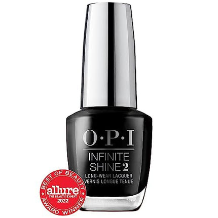 buy OPI Infinite Shine 2 Long-Wear Lacquer, Opaque Crème Finish Black Nail Polish in India.