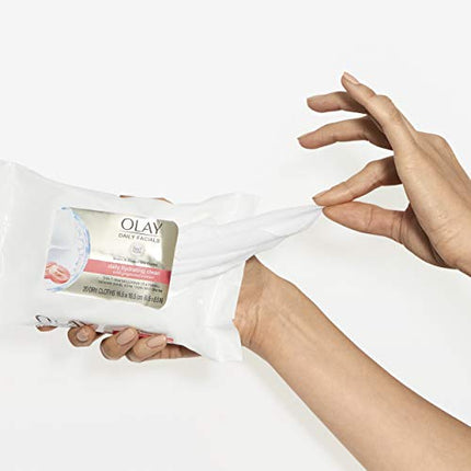 Olay 4-In-1 Daily Facial Cloths, Normal Skin 33 Count, Packaging May Vary Packaging may Vary