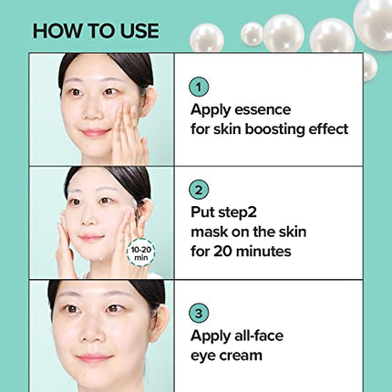 Buy JM Solution Marine Luminous Pearl Deep Moisture 3 Step Skin Care Face Mask - Korean Skincare - in India