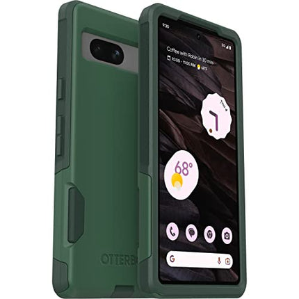 OtterBox Google Pixel 7A Commuter Series Case - TREES COMPANY (Green), slim & tough, pocket-friendly, with port protection