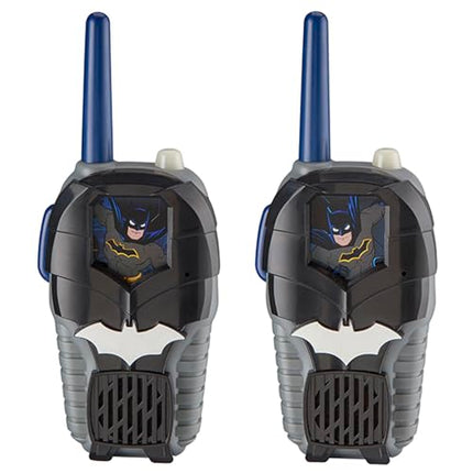 Batman Toy Walkie Talkies for Kids, Static Free Indoor and Outdoor Toys for Boys with Light Up Graphics Designed for Fans of Batman Toys