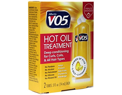 Vo5 Hot Oil Therapy Treatment 2 Count 0.5 Ounce (14ml) (3 Pack)