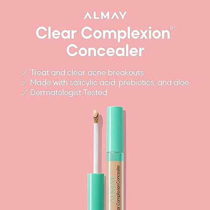 buy Almay Clear Complexion Acne & Blemish Spot Treatment Concealer Makeup with Salicylic Acid - Lightweight in India