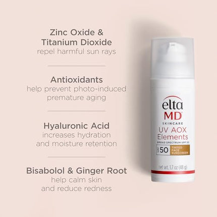 buy EltaMD UV Elements Tinted Sunscreen Moisturizer, SPF 44 Tinted SPF Moisturizer for Face and Body, in India.