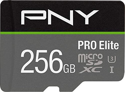 PNY 256GB PRO Elite Class 10 U3 microSDXC Flash Memory Card