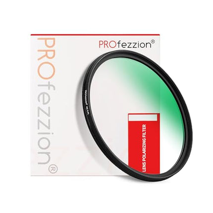 PROfezzion 40.5mm Circular Polarizer Filter for Sony A6000 A6100 A6300 A6400 ZV-E10 with E PZ 16-50mm Kit Lens, Ultra Slim Multi-Coated Circular Polarizing Filter 12 Layers CPL Camera Lens Filter
