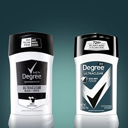 buy Degree Men UltraClear Antiperspirant Deodorant Black+White 2 Count 72-Hour Sweat & Odor Protection in India