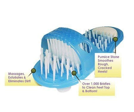 Maxbell Slippers Massager Bath Shoes for Feet Shower Brush | Foot Scrubber