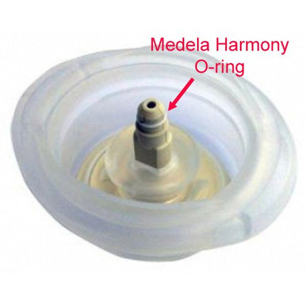 Replacement Parts for Medela Harmony Manual Pump; 4 O-Rings, 2 Membranes by Maymom