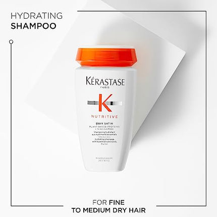 buy Kerastase Nutritive Bain Satin Shampoo | Gently Cleanses & Replenishes Moisture for Soft, Shiny Hair in India