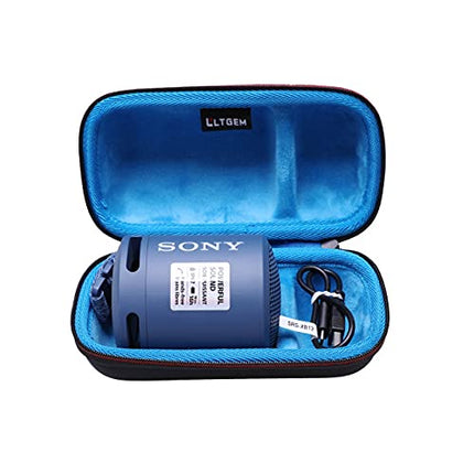 L LTGEM Case for Sony SRS-XB13/XB12/XB10/XB100 Bluetooth Speaker - Travel Protective Carrying Storage Bag (Blue)