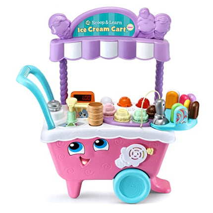 LeapFrog Scoop and Learn Ice Cream Cart Deluxe (Frustration Free Packaging), Pink