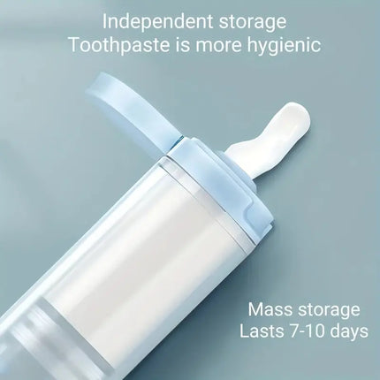 Maxbell Portable Toothbrush Kit Folding Soft Bristle Toothbrush | 2-in-1 Travel Design with Toothpaste Holder