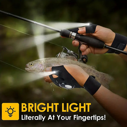LED Flashlight Gloves: Hands-Free Gadget Lights for Camping, Fishing, and Repairing
