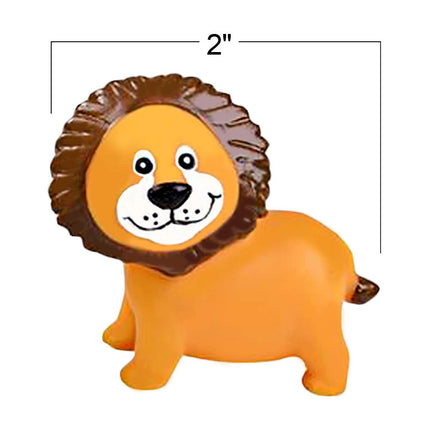 buy ArtCreativity Vinyl Zoo Animals, Pack of 12 Assorted Squeezable Toys, Safari Birthday Party Favors in India