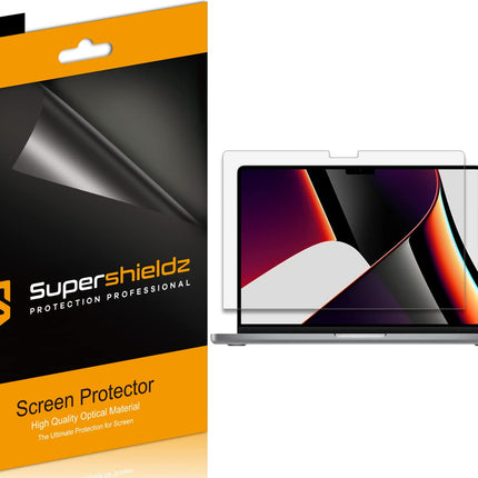 Supershieldz (3 Pack) Anti-Glare (Matte) Screen Protector Designed for MacBook Pro 14 inch (M3 / M3 Pro / M3 Max / M2 Pro / M2 Max / M1 Pro / M1 Max)